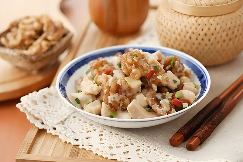 Plato de pollo con nueces SweeNuts