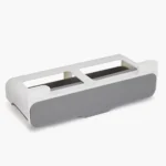 Especiero modular blanco con dos compartimentos para organizar especias y condimentos en la cocina