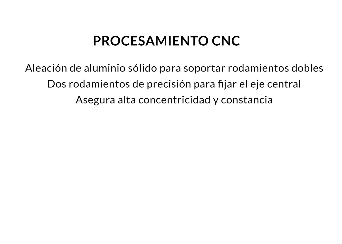 Procesamiento CNC de aleación de aluminio para rodamientos dobles de alta precisión y concentricidad