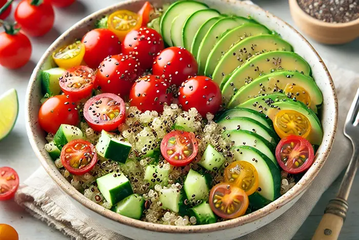 chía ensalada
