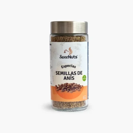 Semillas de anís en frasco de vidrio SweeNuts