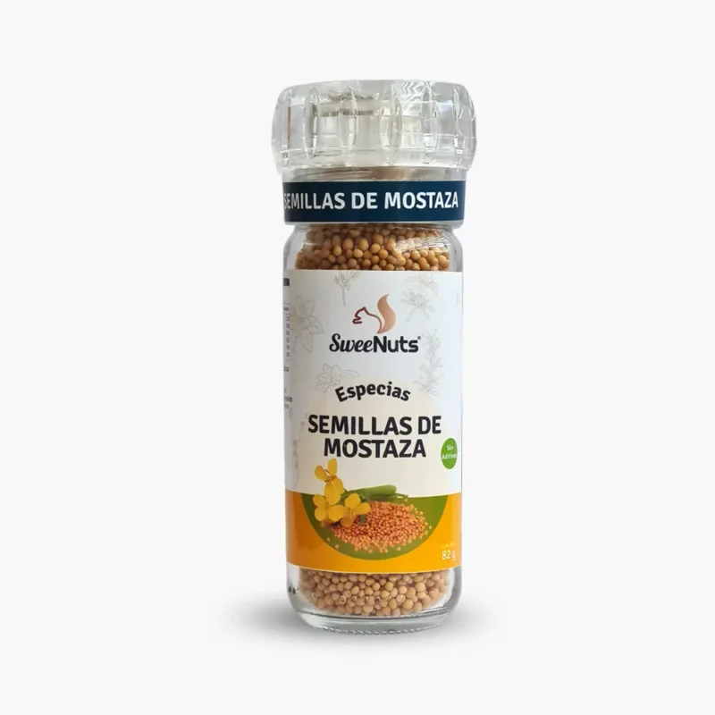 semillas mostaza molinillo
