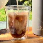 Taza de vidrio doble pared con café SweeNuts