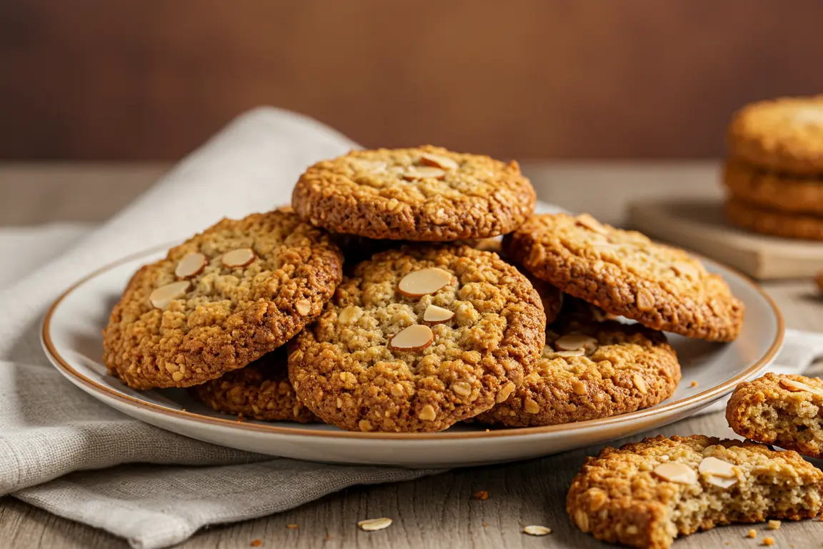 galletas avena almendras